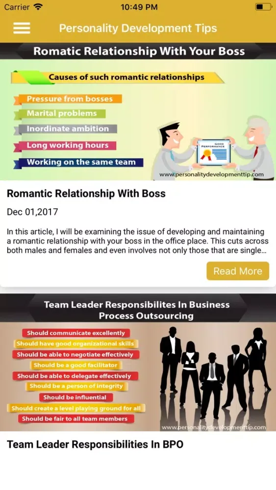 تصاویر Personality Development App
