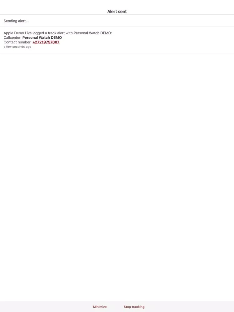 Titanium Securitas iPad  Screenshots