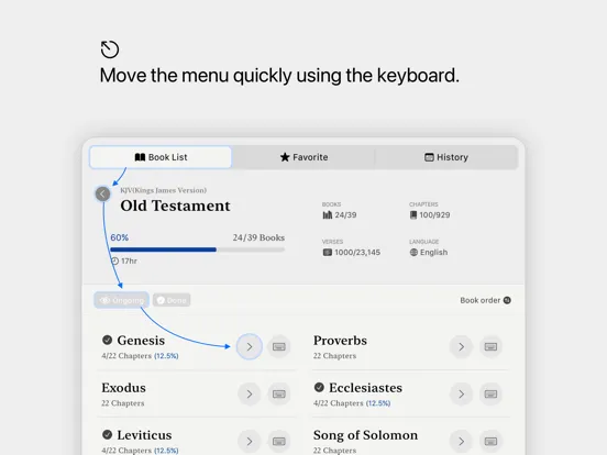 Bible+typing.works iPad  Screenshots