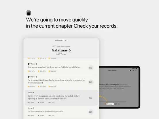 Bible+typing.works iPad  Screenshots