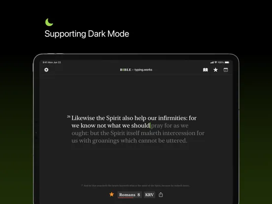 Bible+typing.works iPad  Screenshots