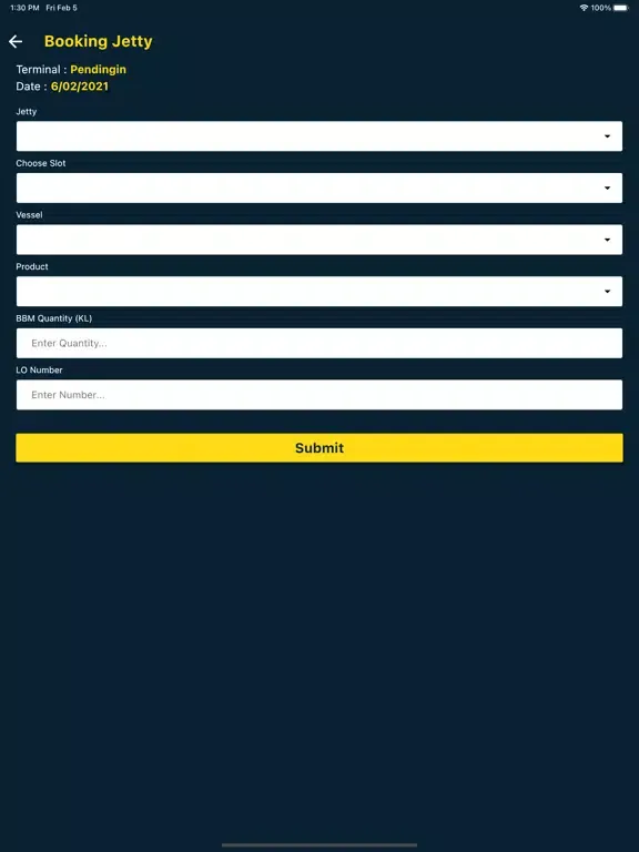 GOAL - GO App for Loading iPad  Screenshots