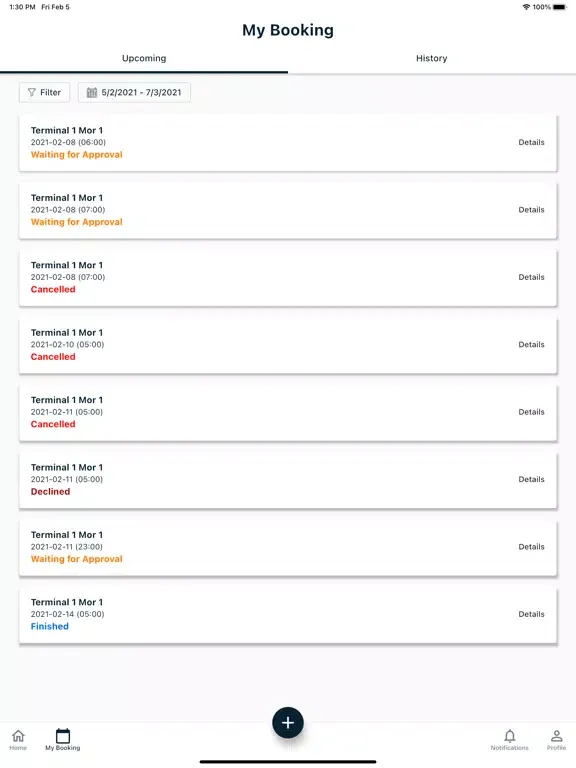 GOAL - GO App for Loading iPad  Screenshots