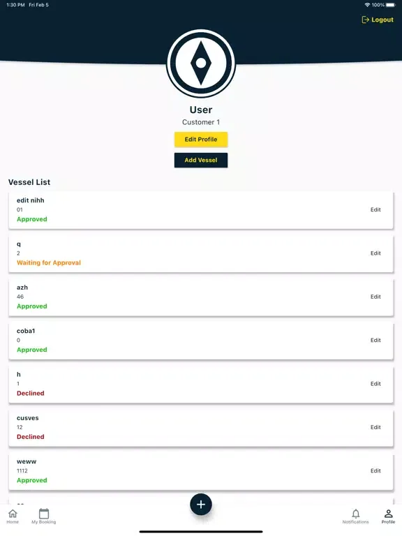 GOAL - GO App for Loading iPad  Screenshots