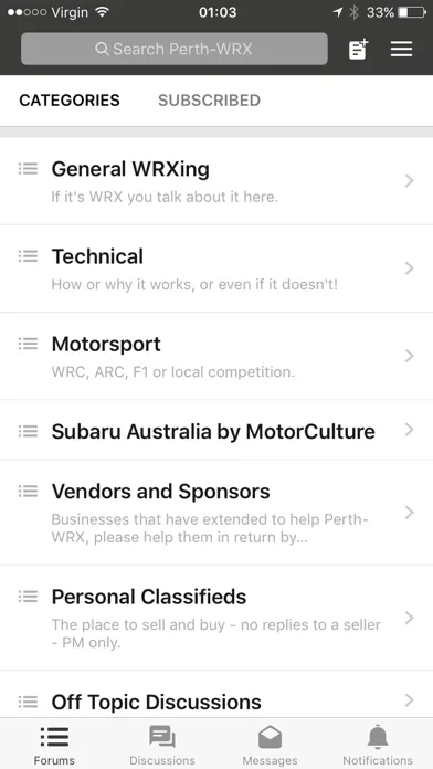 Perth-WRX سکرین شاٹس