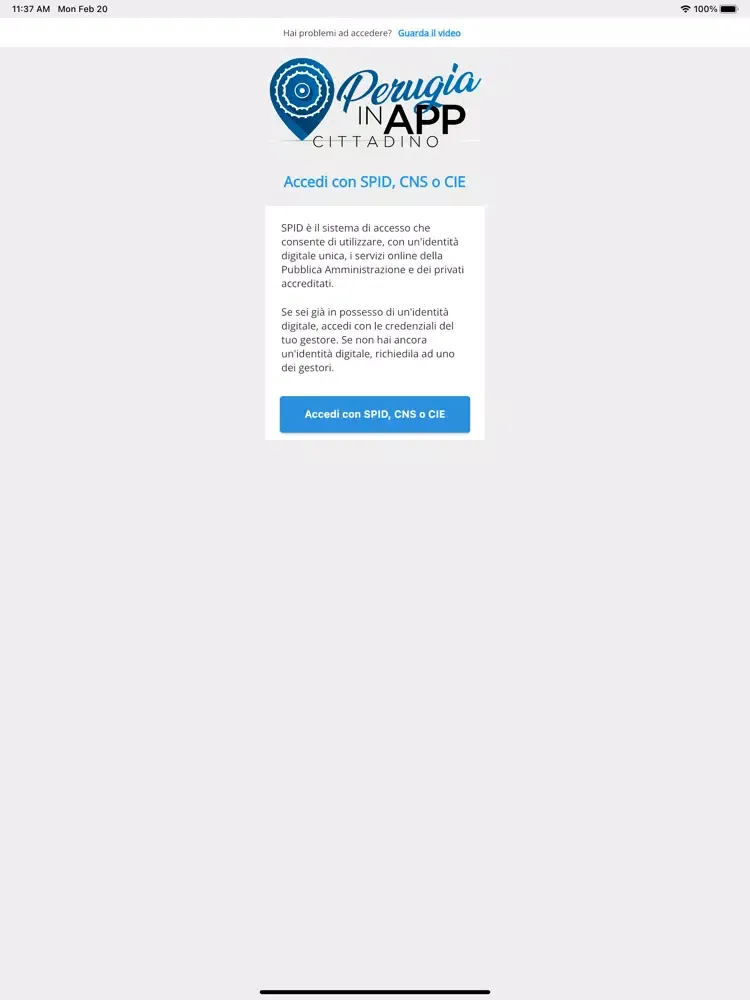 Perugia InApp Cittadino iPad  سکرین شاٹس