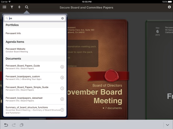 Board Papers for ME iPad 應用截圖