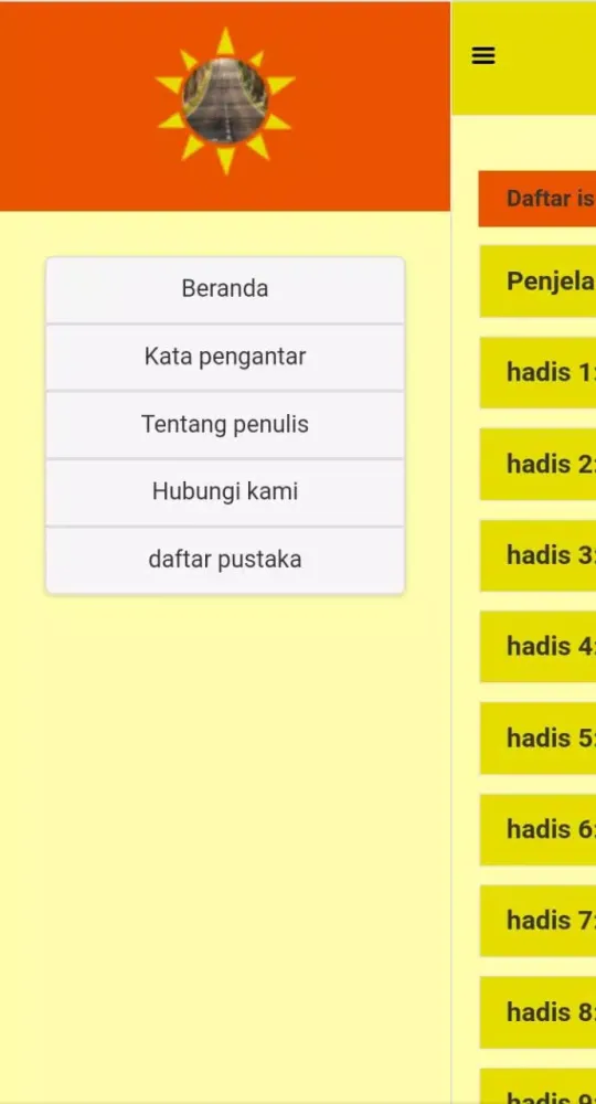 Captures d'écran de Hadis Seputar Kata Cerai