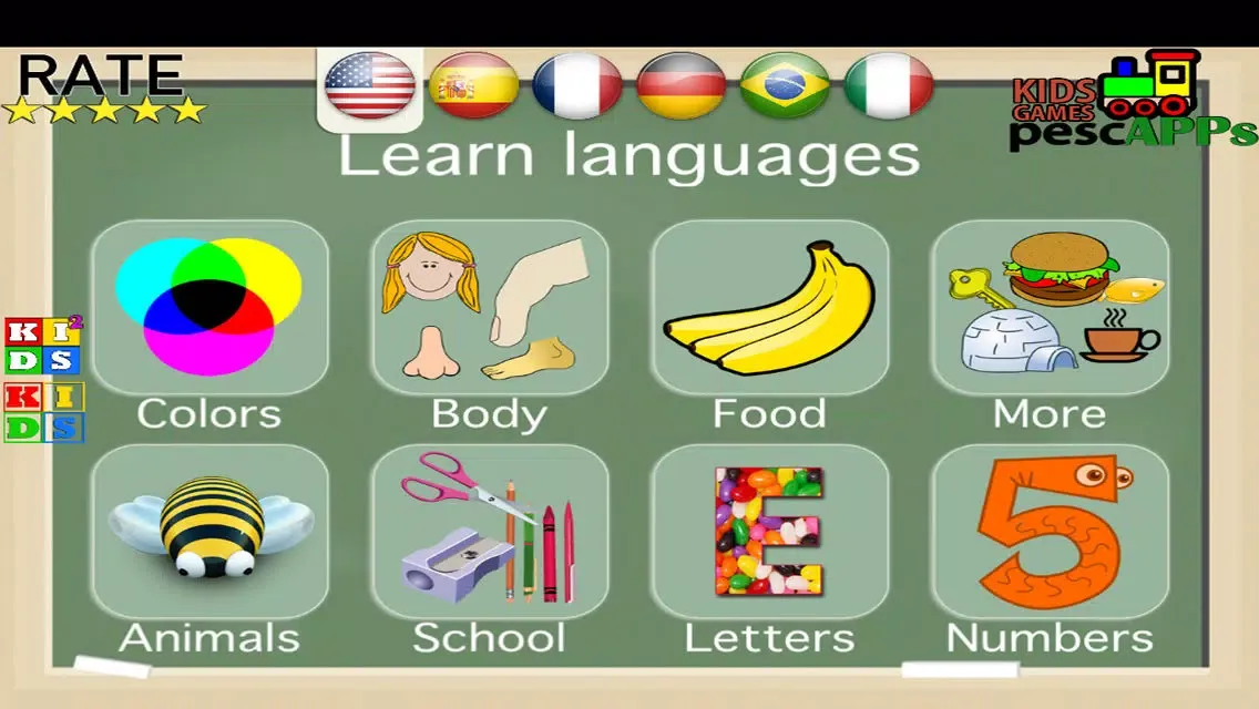Screenshot di Kids Learn Languages