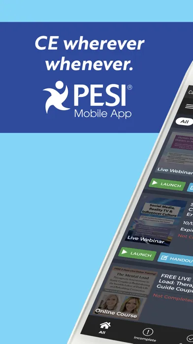 Capturas de pantalla de PESI
