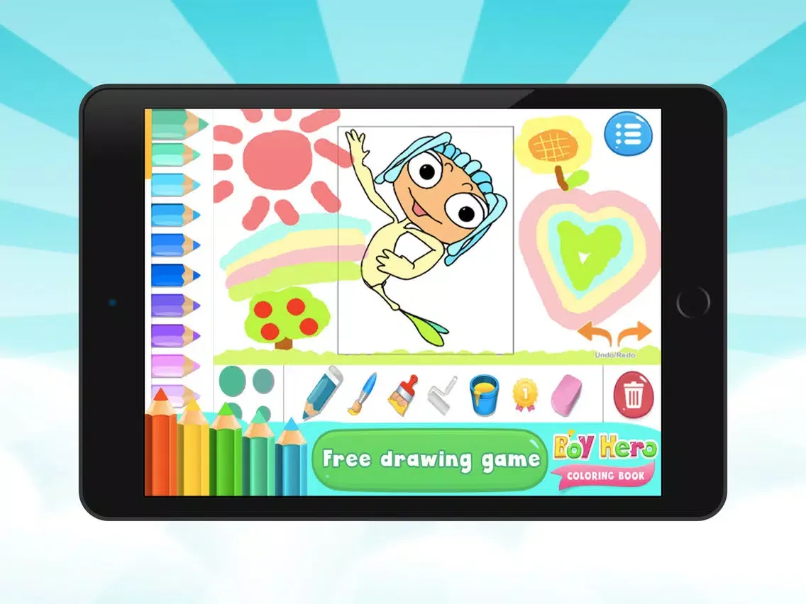 Capturas de pantalla de Boy Hero Coloring Book iPad 