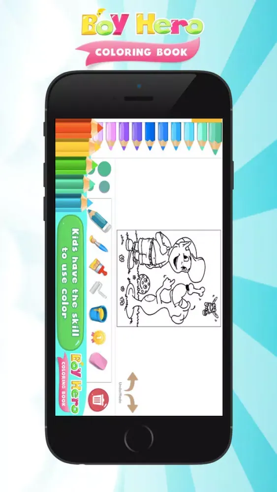 Capturas de pantalla de Boy Hero Coloring Book