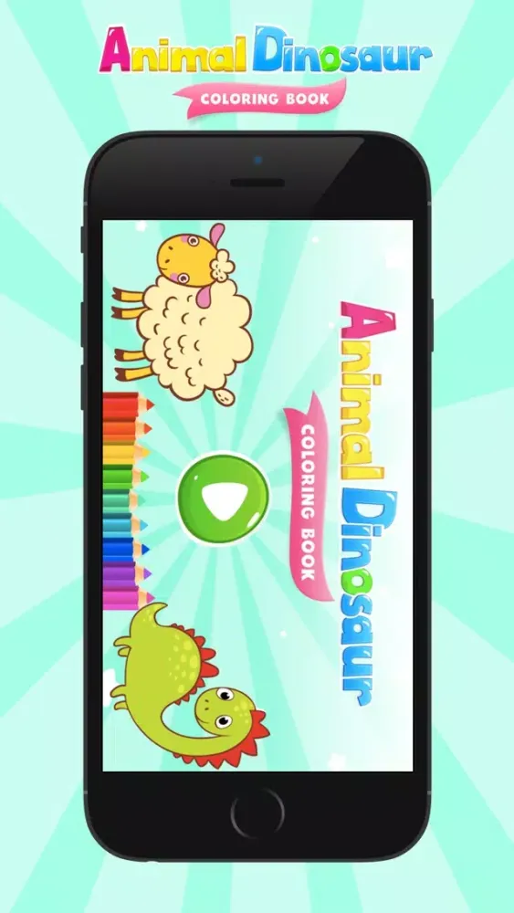 Coloring Book Animals Dinosaur應用截圖