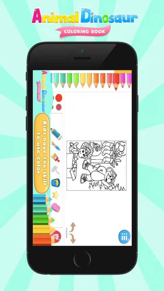 Coloring Book Animals Dinosaur應用截圖
