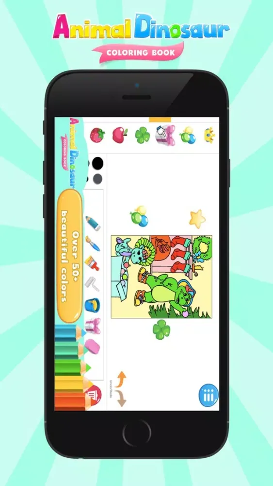 Coloring Book Animals Dinosaur應用截圖