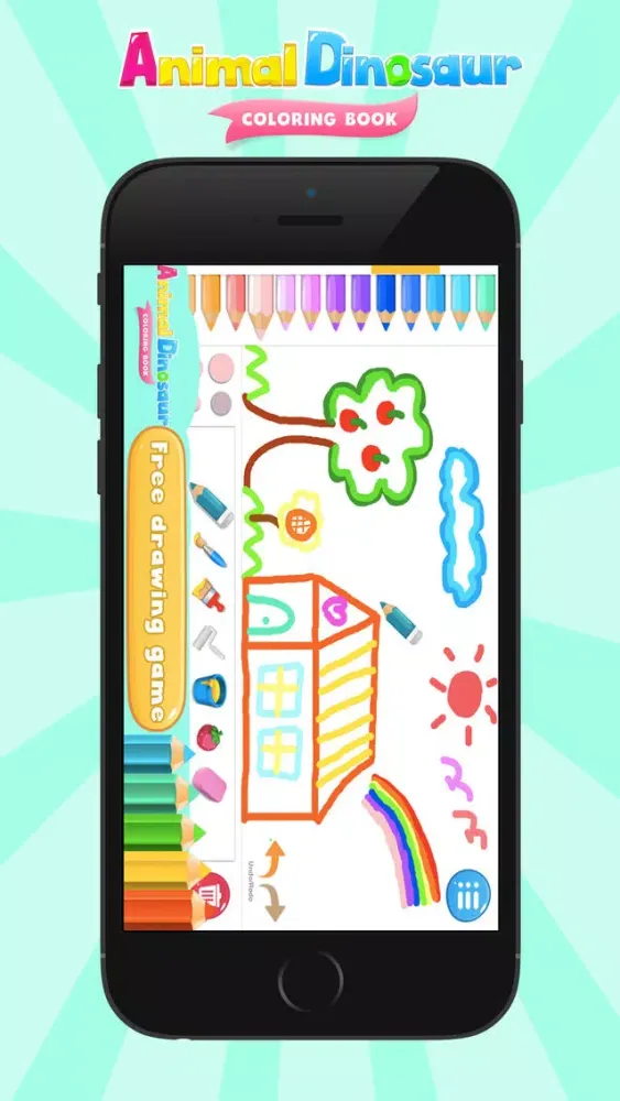 Coloring Book Animals Dinosaur應用截圖