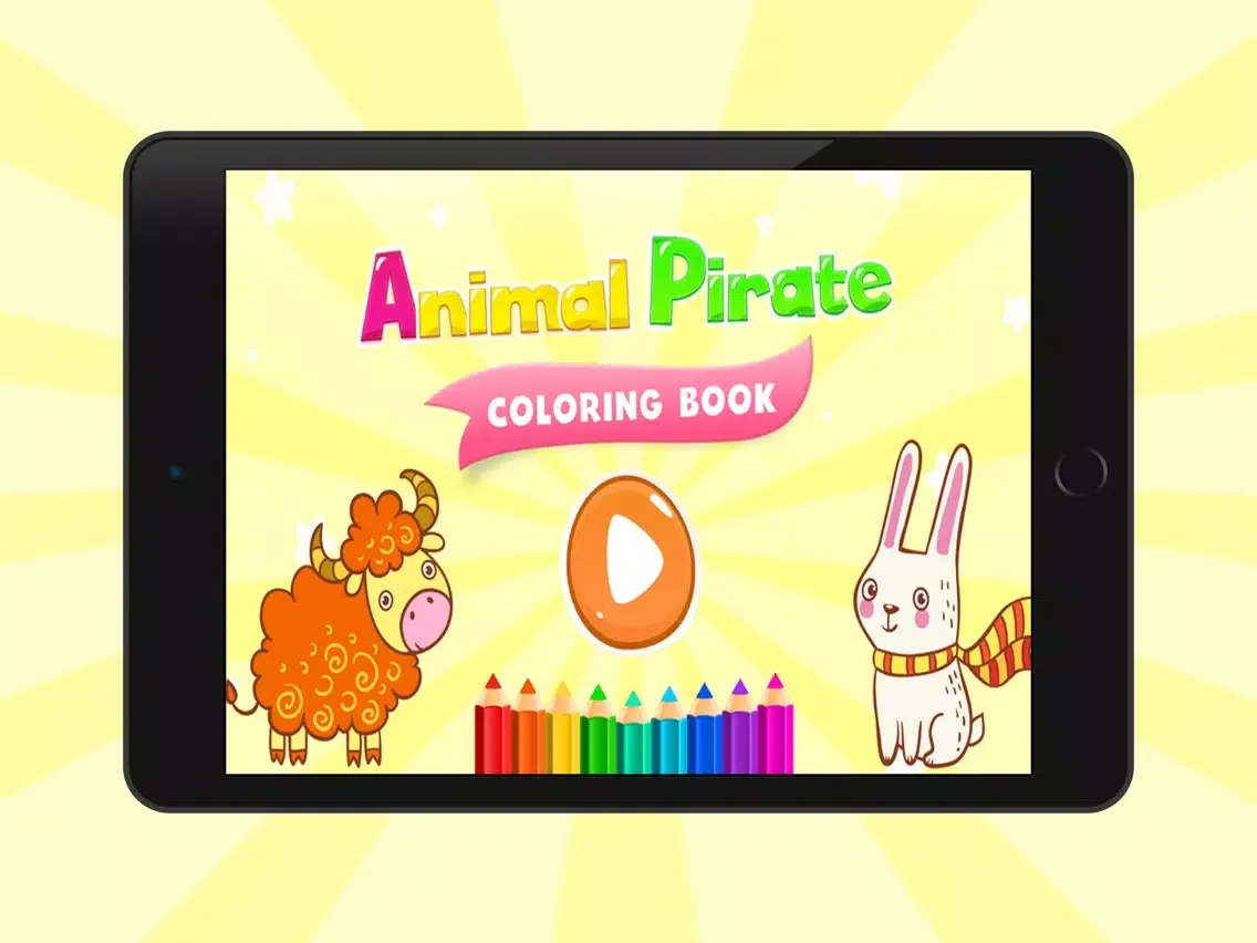 Coloring Book Animals Pirate iPad  Ekran Görüntüleri