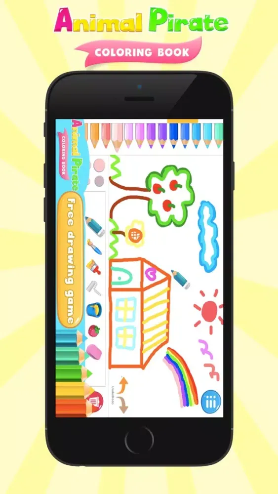 Coloring Book Animals Pirate Ekran Görüntüleri