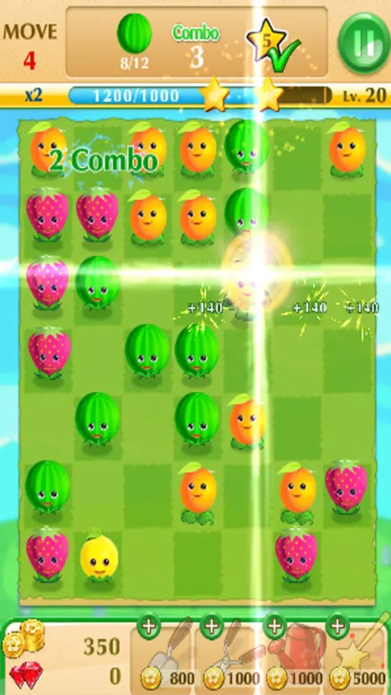 Fruit Splash Match Puzzle Screenshots