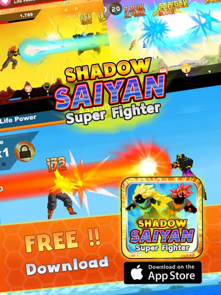 Shadow Saiyan Super Fighter iPad  স্ক্রিনশট