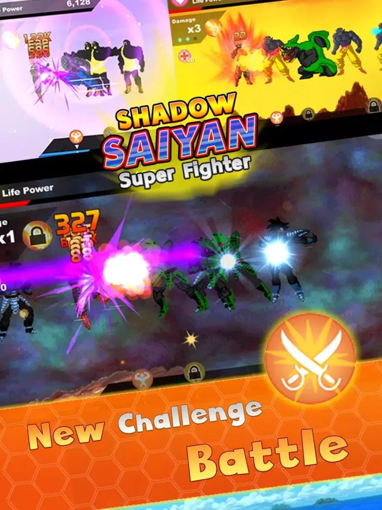 Shadow Saiyan Super Fighter iPad  স্ক্রিনশট