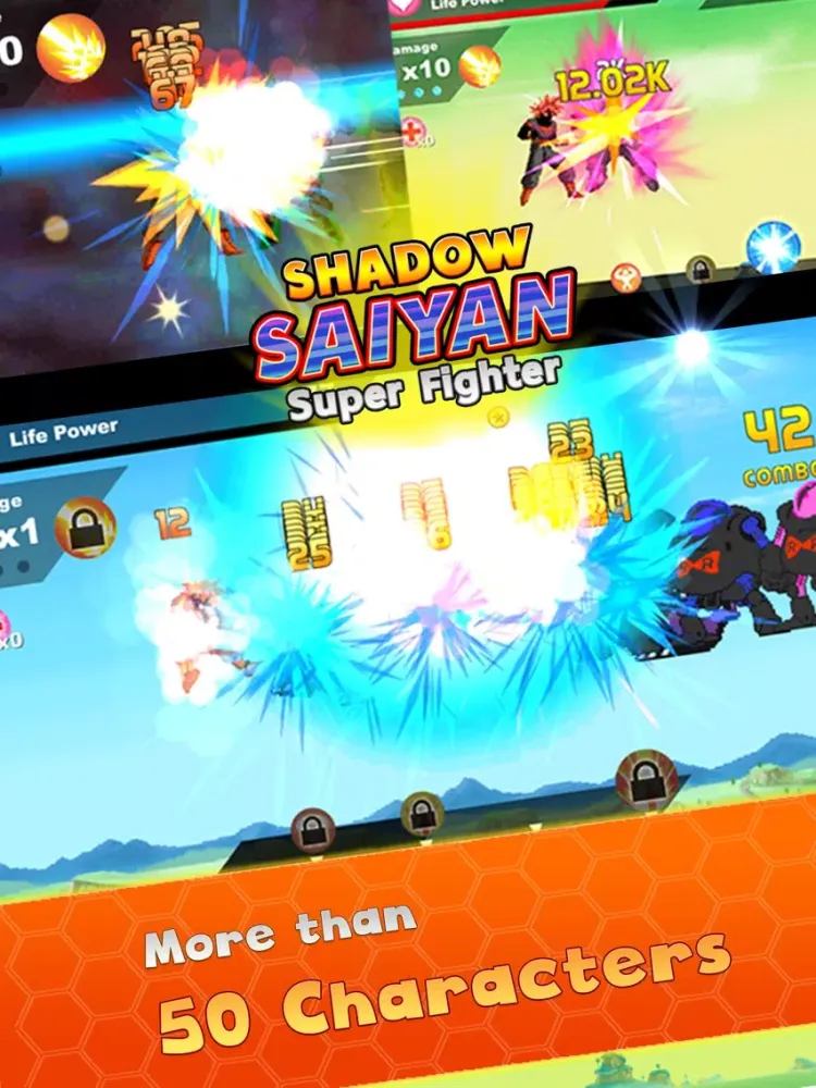 Shadow Saiyan Super Fighter iPad  স্ক্রিনশট