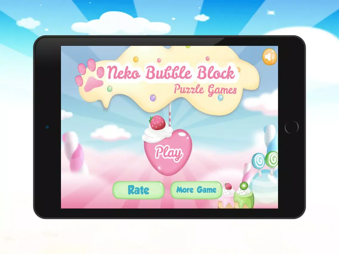 Tangkapan layar Neko Bubble Block Puzzle Games iPad 