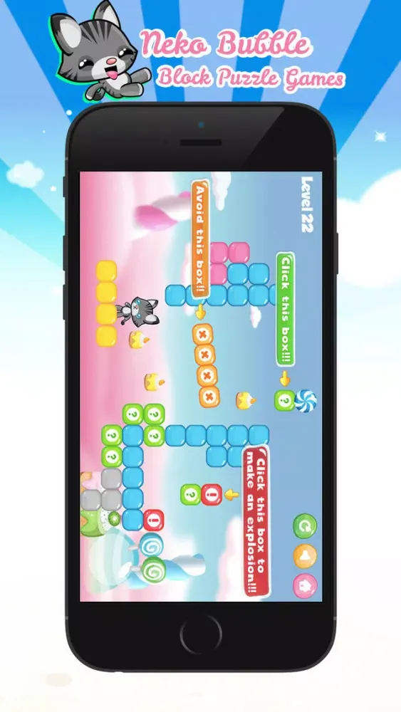 Tangkapan layar Neko Bubble Block Puzzle Games