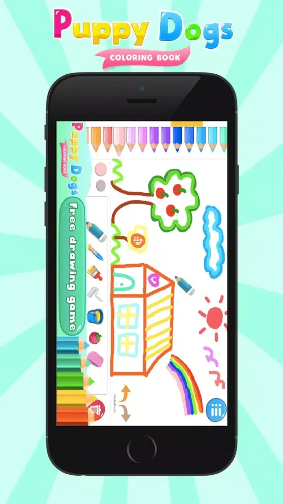Ảnh chụp màn hình của Puppy Dogs Coloring Books