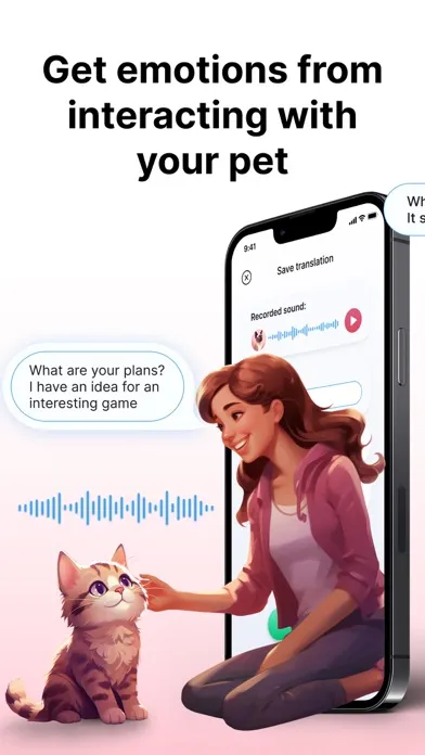 Captures d'écran de Pet Translator AI: Cat & Dog