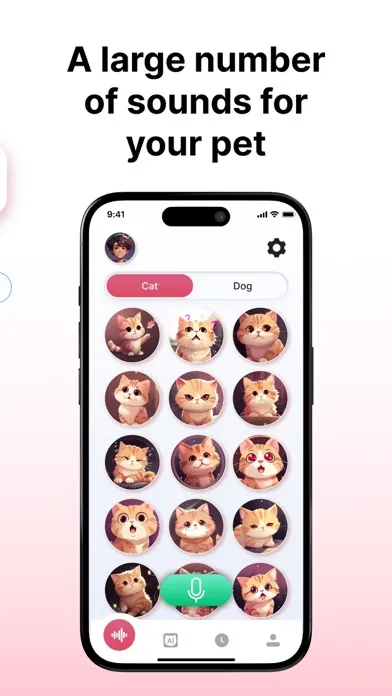Captures d'écran de Pet Translator AI: Cat & Dog