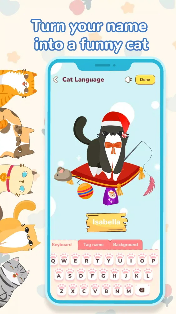 DIY Cat Language Wallpaper Screenshots