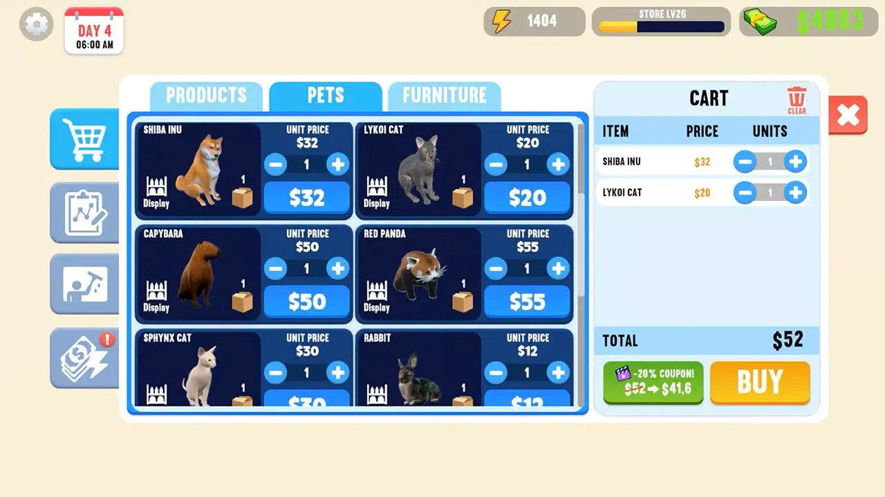 Capturas de pantalla de Pet Paradise - Shop Simulator