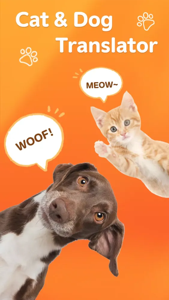 Capturas de tela do Pet Translator
