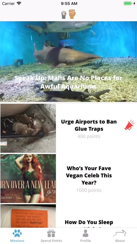 Скриншоты PETA Points: Save Animals