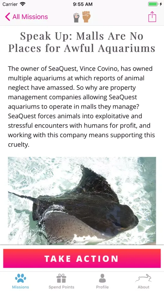 Скриншоты PETA Points: Save Animals