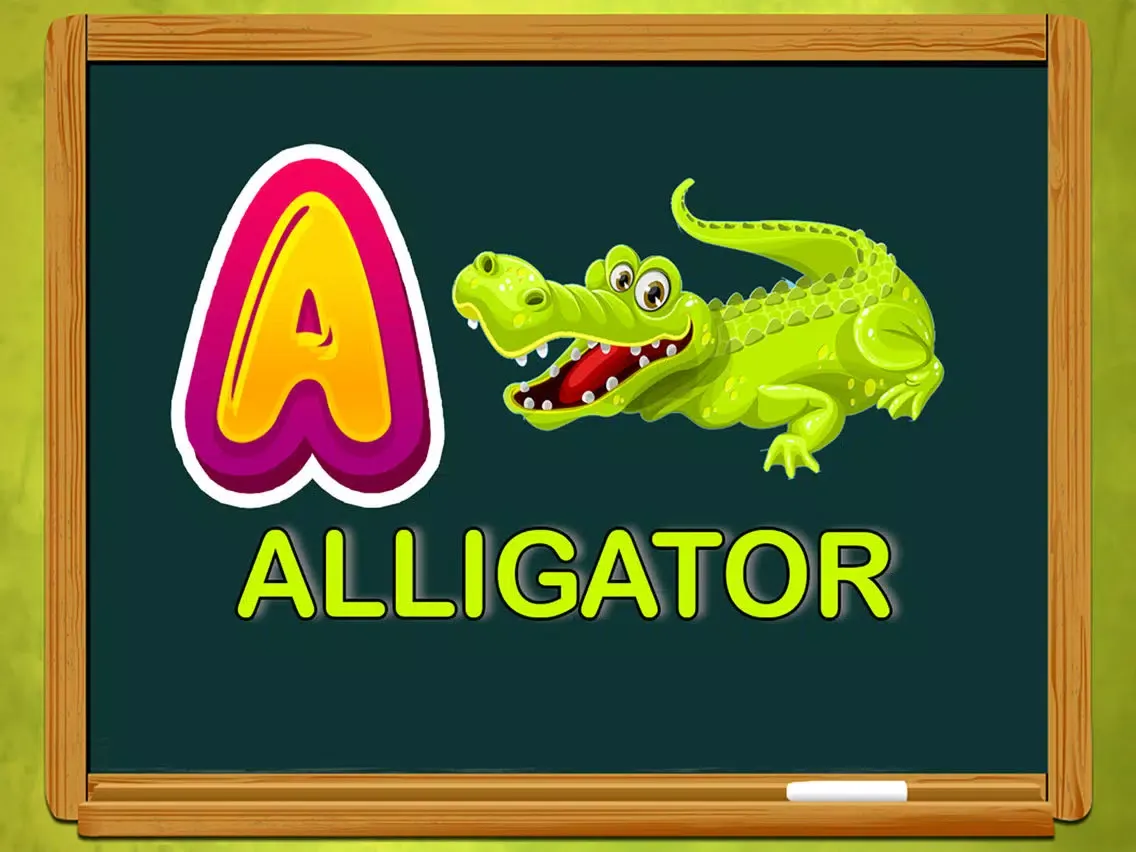 Alphabet animals for kids - Kids learning Alphabet iPad 应用截图