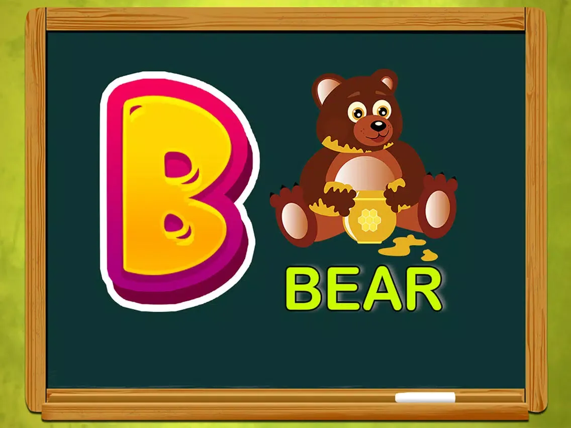 Alphabet animals for kids - Kids learning Alphabet iPad 应用截图