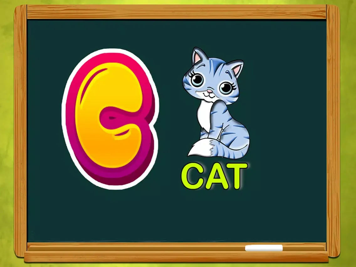 Alphabet animals for kids - Kids learning Alphabet iPad 应用截图