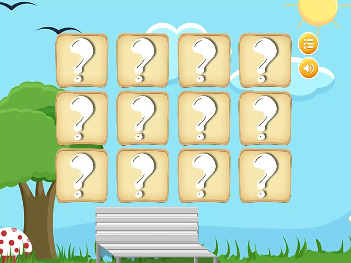 Tangkapan skrin bird matching learning for kids - puzzles animals iPad 