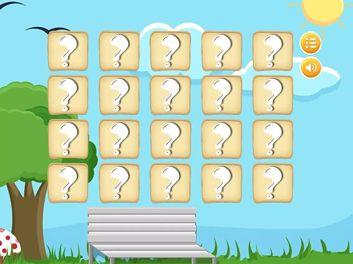 Tangkapan skrin bird matching learning for kids - puzzles animals iPad 