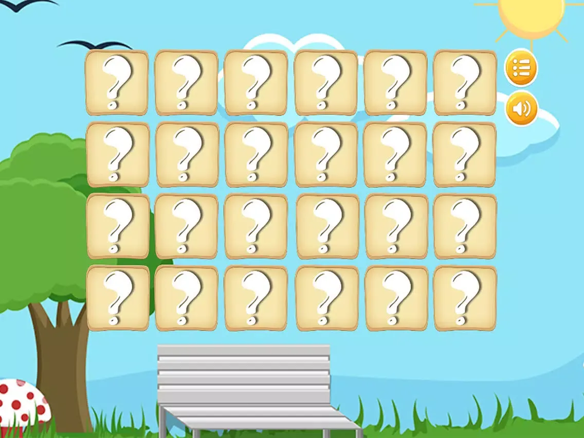 Tangkapan skrin bird matching learning for kids - puzzles animals iPad 