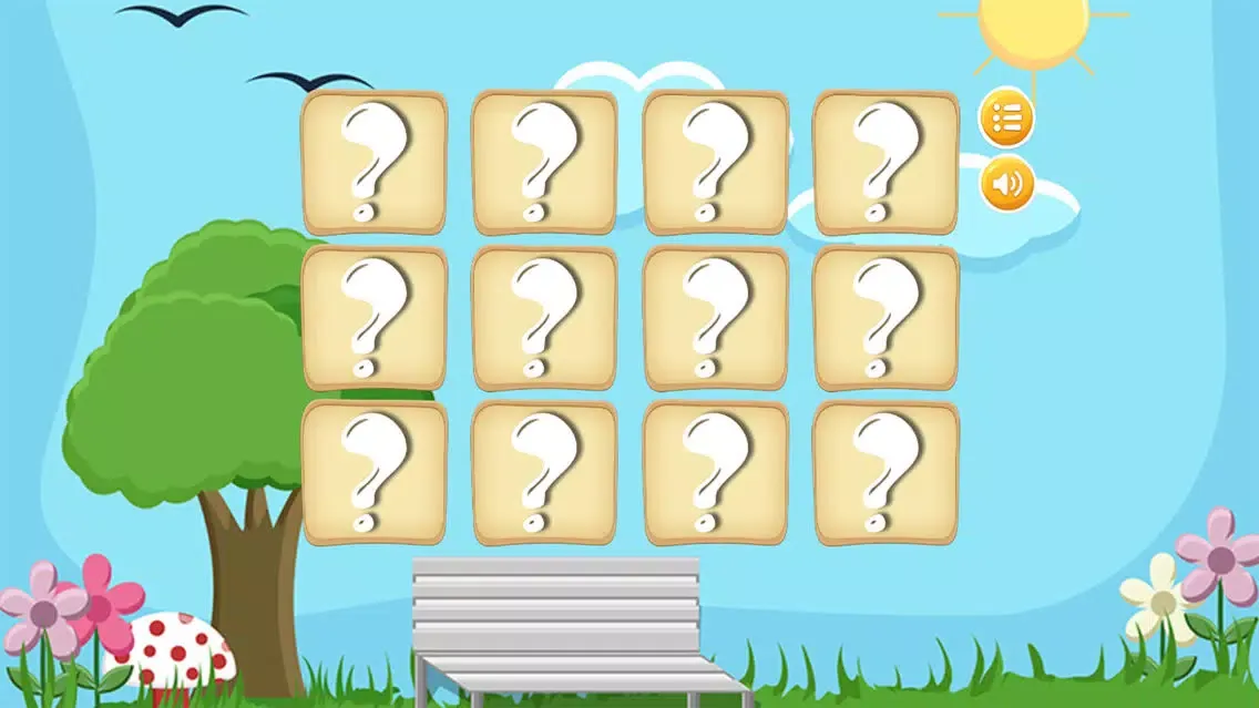 Tangkapan skrin bird matching learning for kids - puzzles animals