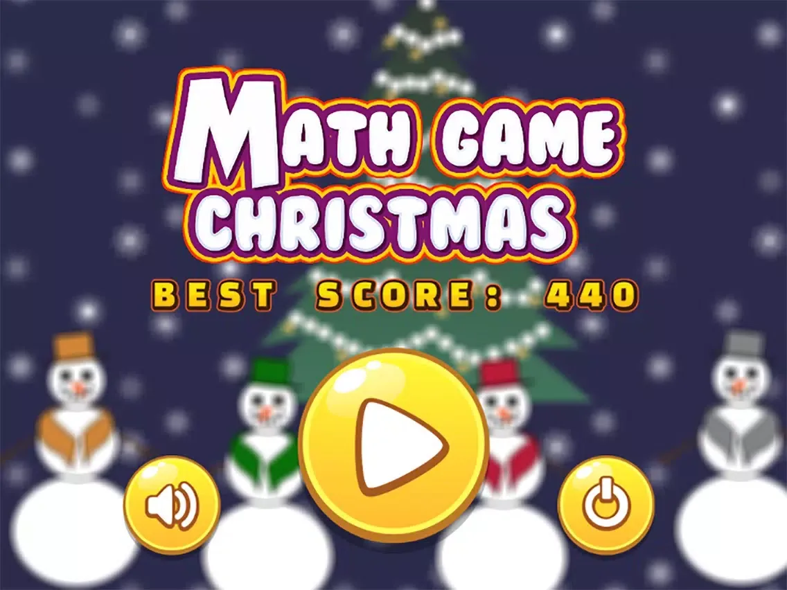 Math Christmas Game - learning math iPad 应用截图