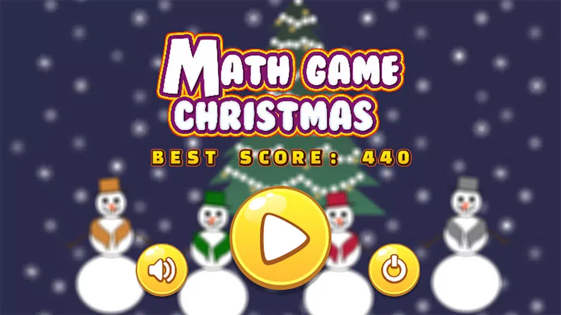 Math Christmas Game - learning math应用截图