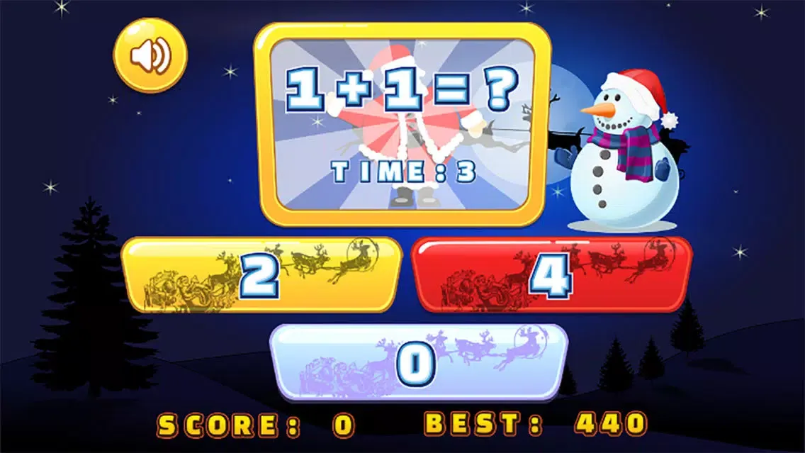 Math Christmas Game - learning math应用截图