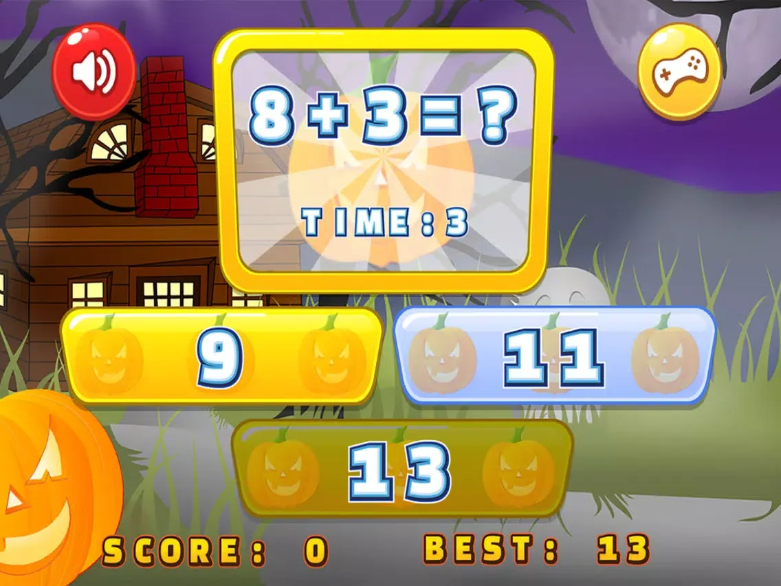 صور Math Halloween Number for kids - Add Subtract math iPad 