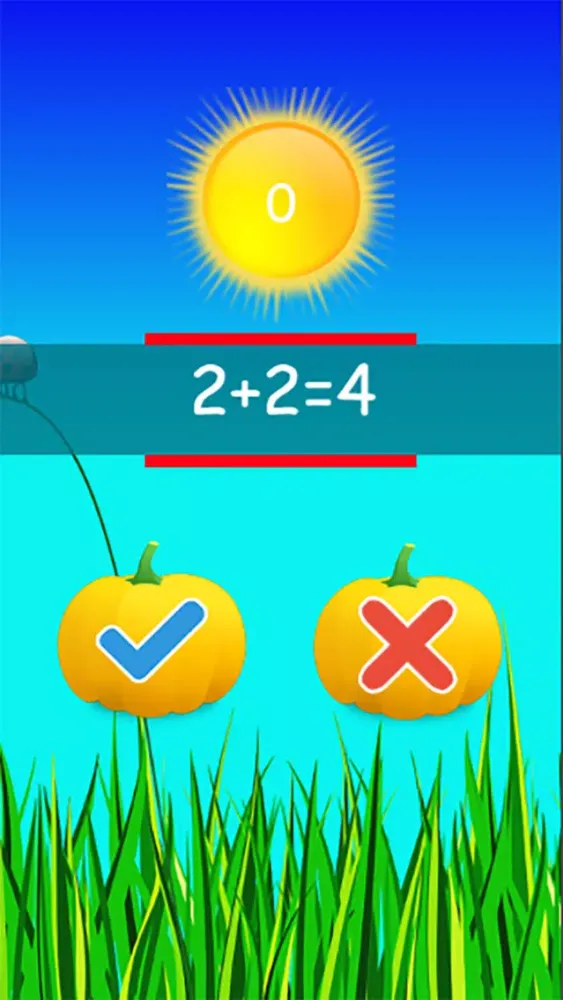 Pumpkin Math Think Answer True or False سکرین شاٹس