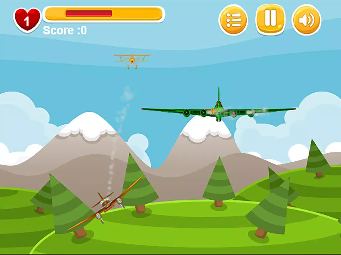 Touch shoot gun plane - free kids game iPad  স্ক্রিনশট
