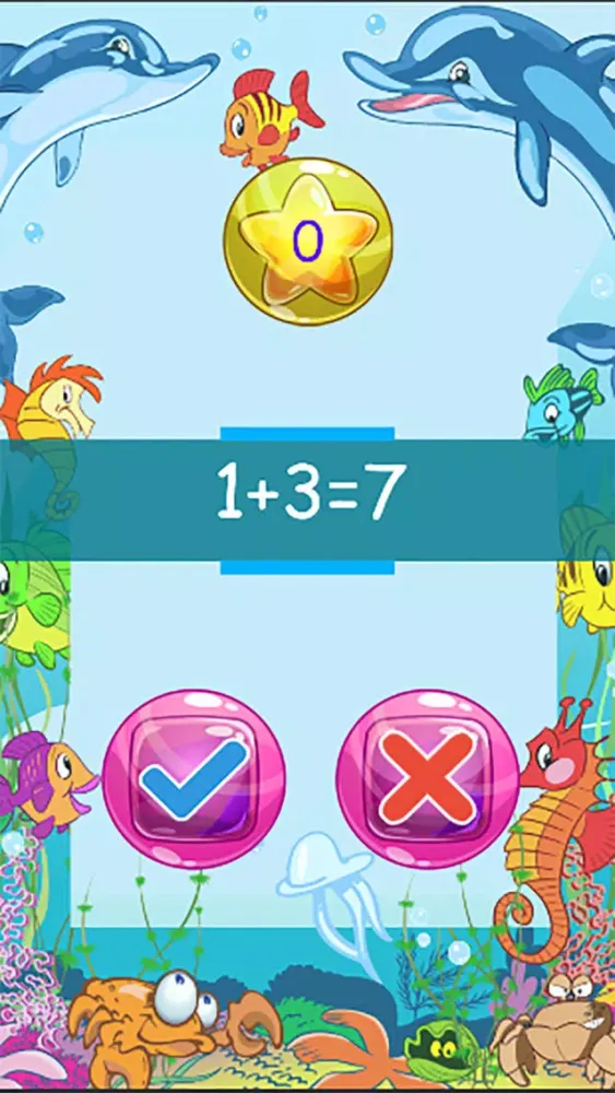 Touch Math Think Answer True or False - Learning سکرین شاٹس
